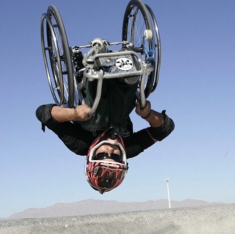 WHEEL CHAIR BACK FLIP