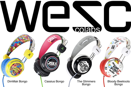 WESC Headphones Bongo x Dim Mak, Cassius, The Glimmers, Bloody Beetroots